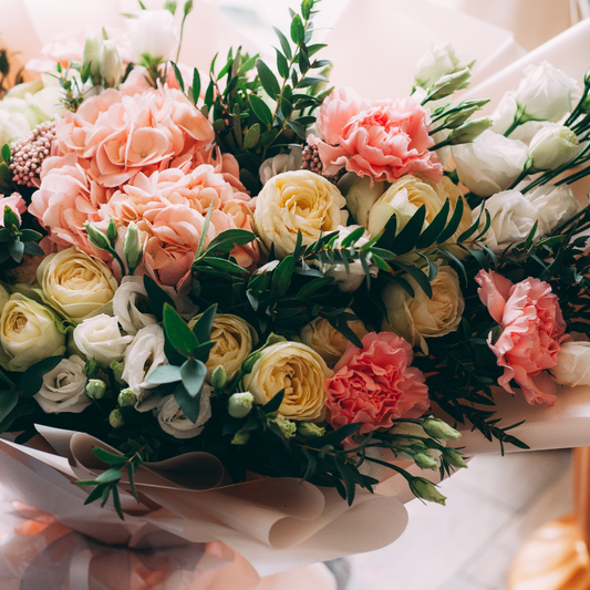 Peaches & Cream Bouquet
