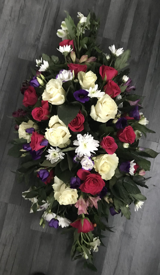 Double Ended Funeral Coffin Arrangement