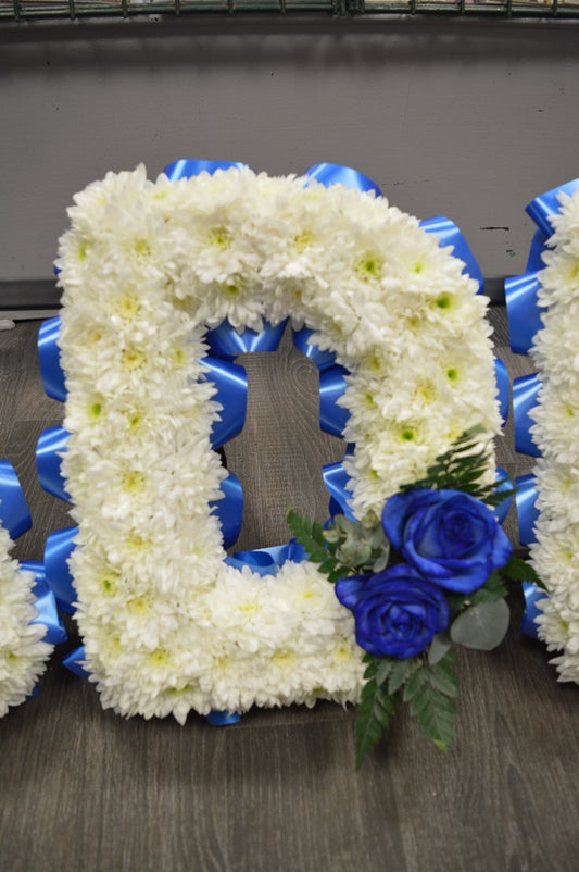 Funeral Letter Flowers